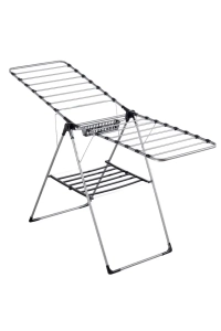 Lüx Mandal Sepetli Borulu Çamaşır Kurutmalık Çamaşır Askılığı